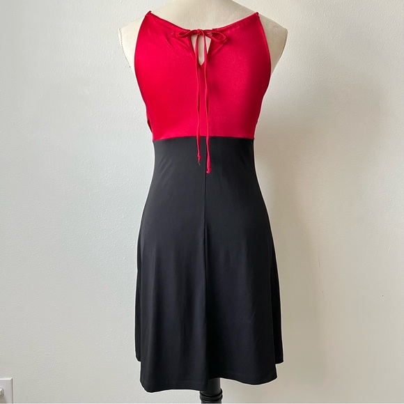 Sweet Storm Black and Red Ruffle Tiered Party Dress - Picture 2 of 5